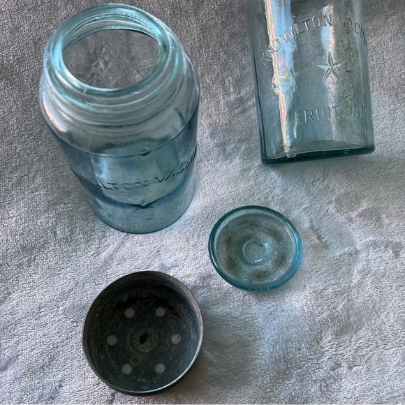 VINTAGE Knowlton Vacuum Star Fruit Jar (Set of 2) - Picture 4 of 6